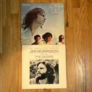 Vinyl Record Collection - Blue and White